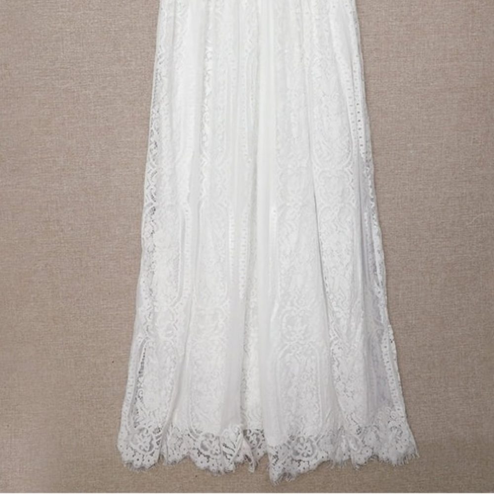 Bohemian White Gown Size XS Gorgeous Snow White Lace Fully Lined by Magnolia NEW - Picture 3 of 16